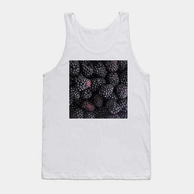 Fresh Delicious Blackberries Original Color Tank Top by DesignMore21